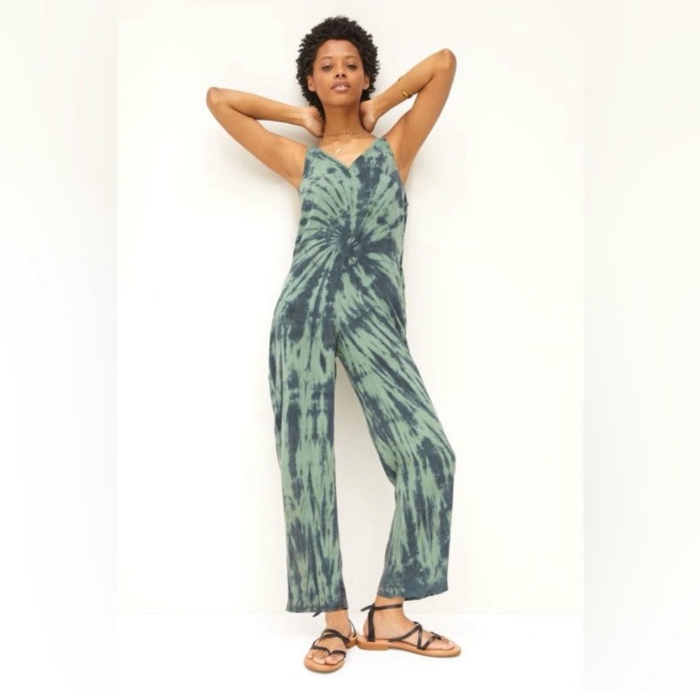 Anthropologie Cloth and Stone Tie Dye Jumpsuit